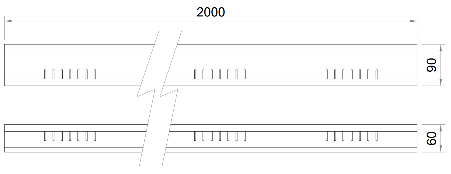 Okrajový profil SP AL 90/60