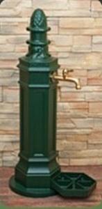 ROMA Brunnen + Wasserhahn 1/2" grün 98/32/48cm