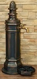 ROMA Brunnen + Wasserhahn 1/2" Antikbronze 98/32/48cm