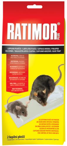 Ratimor plus lepové dosky na myši