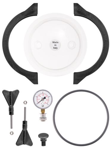 Transparentné veko Aquarius komplet - veko + objímka + manometer